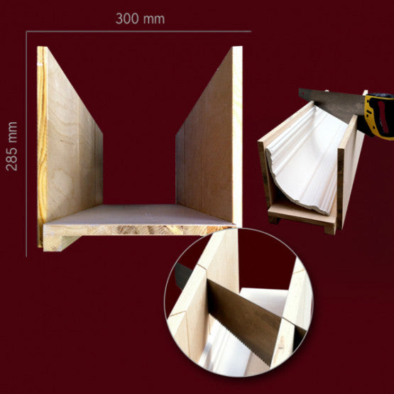 Gehrungslade für Stuckleisten versch. Größen