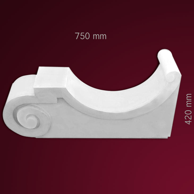 Gips Verzierung Dekoelement Quaranta