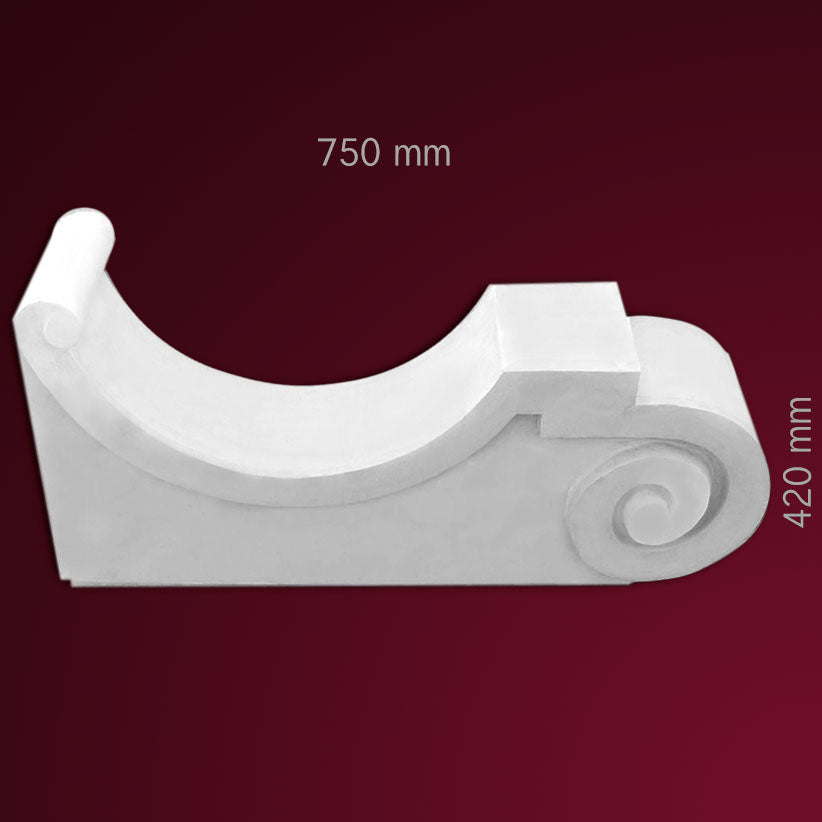 Gips Verzierung Dekoelement Trentanove