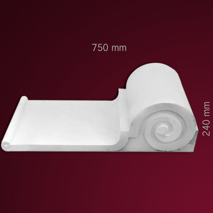 Gips Verzierung Dekoelement Trentotto