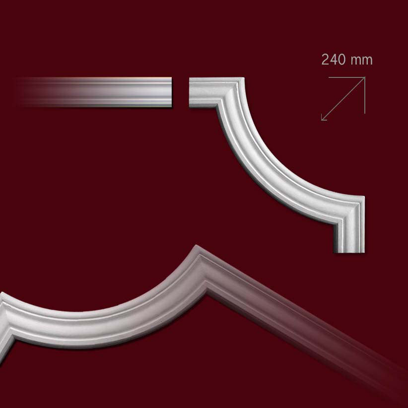 Stuck Rosette Rokoko Ø 100 cm