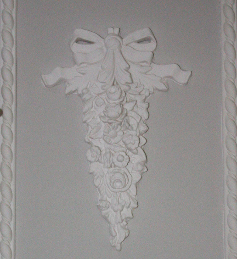 Gips Verzierung Dekoelement Sessanta