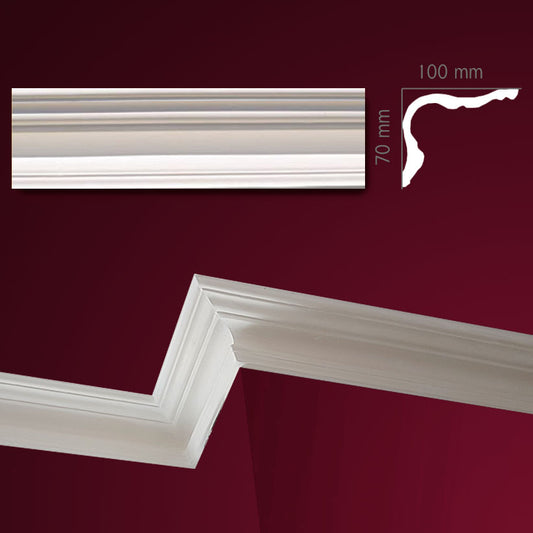 Stuckleiste Roma 1 m