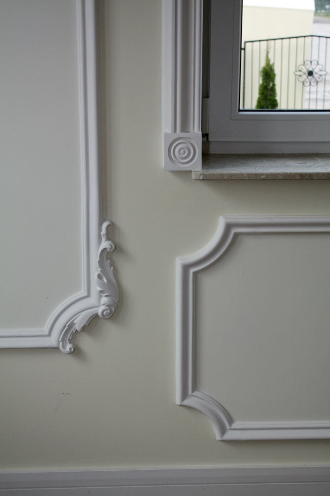 Wandleiste Gips "Pomezia" 1 m