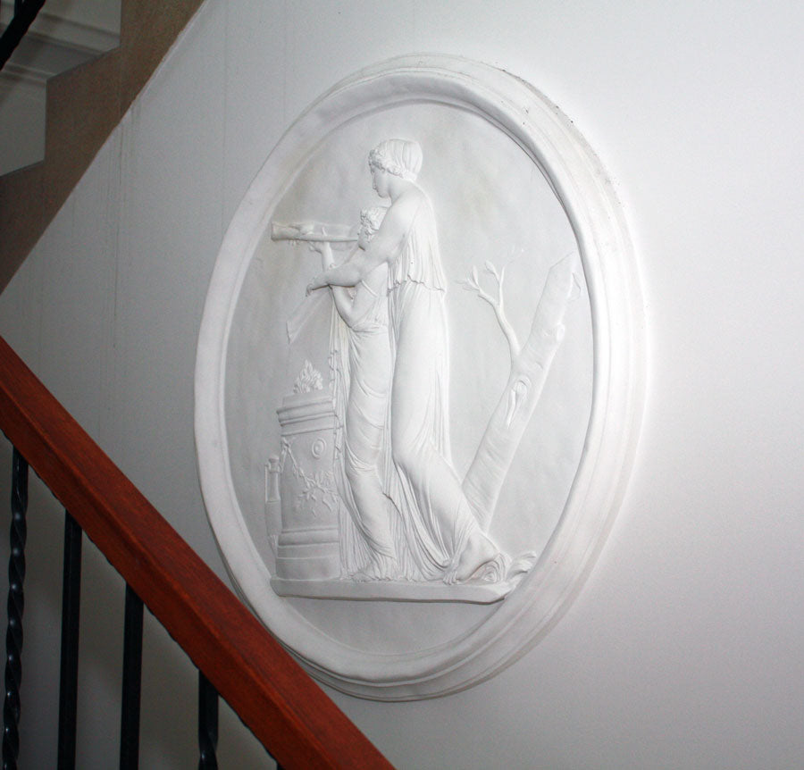 Relief Wandpaneel Pesaro aus hochwertigem Stuckgips