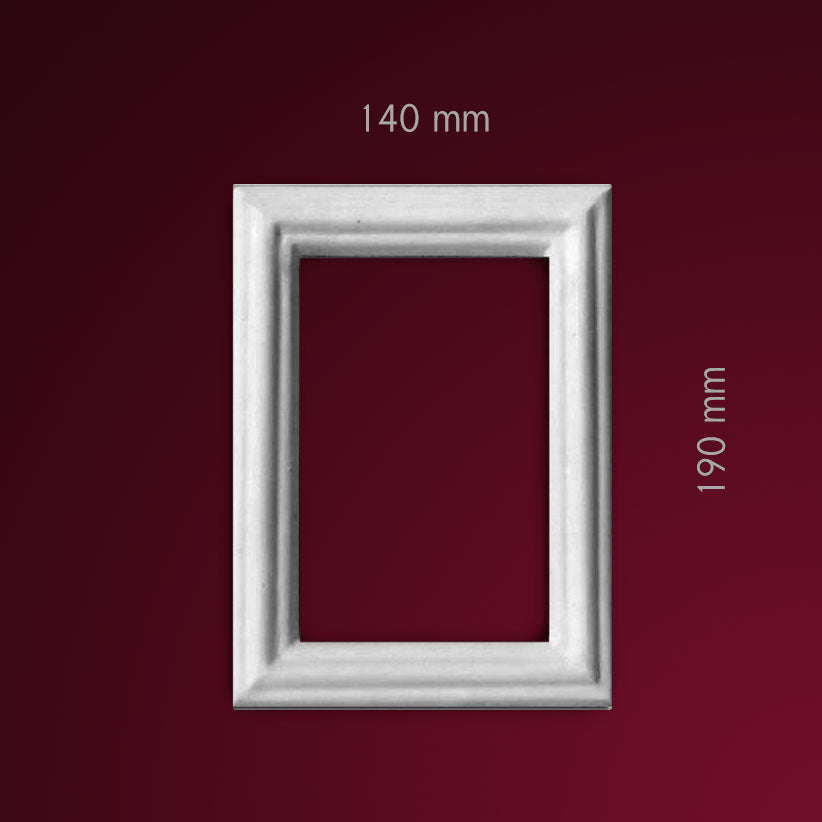 Gips Verzierung Dekoelement Rahmen Quarantasei