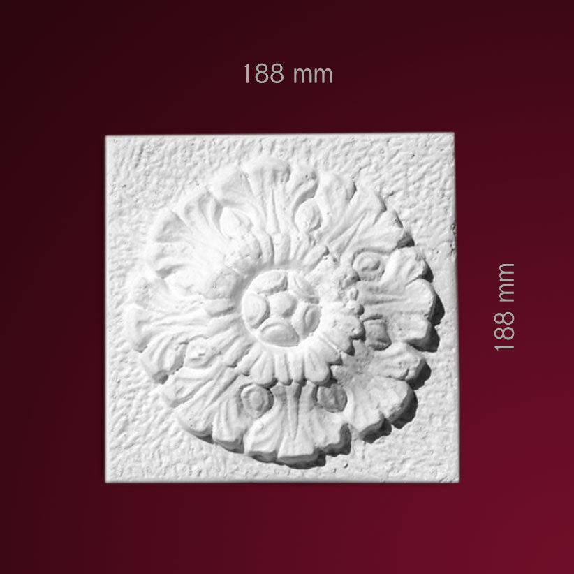 Gips Verzierung Dekoelement Tre
