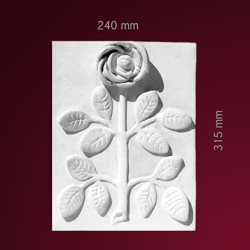 Gips Verzierung Dekoelement Quarantanove