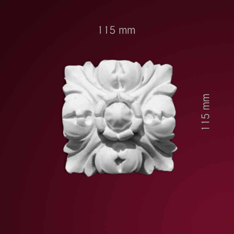 Gips Verzierung Dekoelement Nove