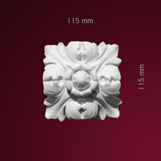 Gips Verzierung Dekoelement Nove