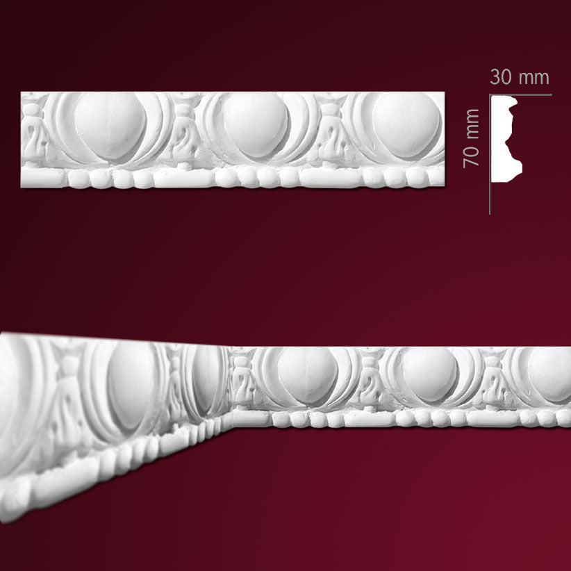 Flachleiste "Portici" 1,10 m