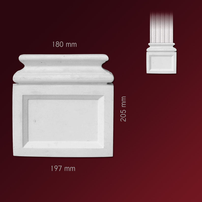 Pilaster-Sockel Quindici