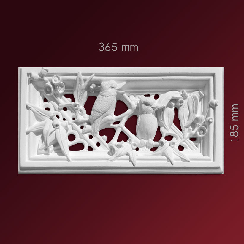 Ventilationsabdeckung Ventotto aus Stuck Gips