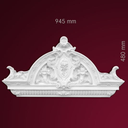 Gips Verzierung Dekoelement Quarantaquattro