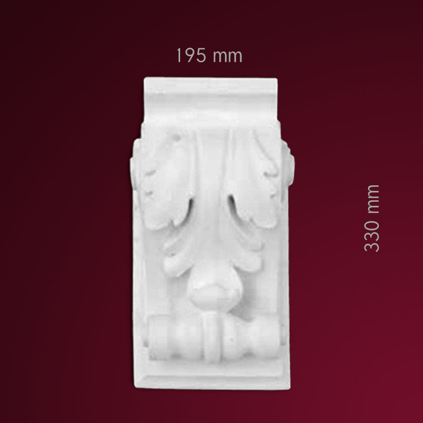 Wand Konsolenelement Chieti aus Gips