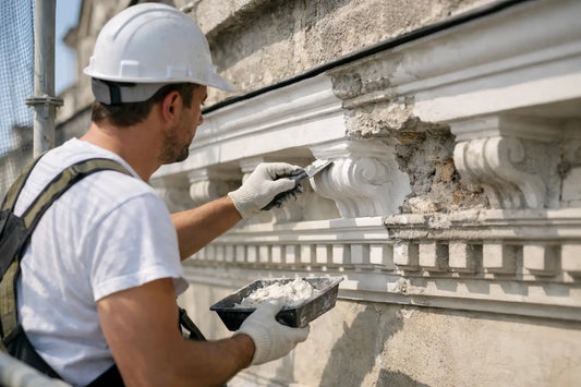 Gesimsprofile an der Fassade restaurieren