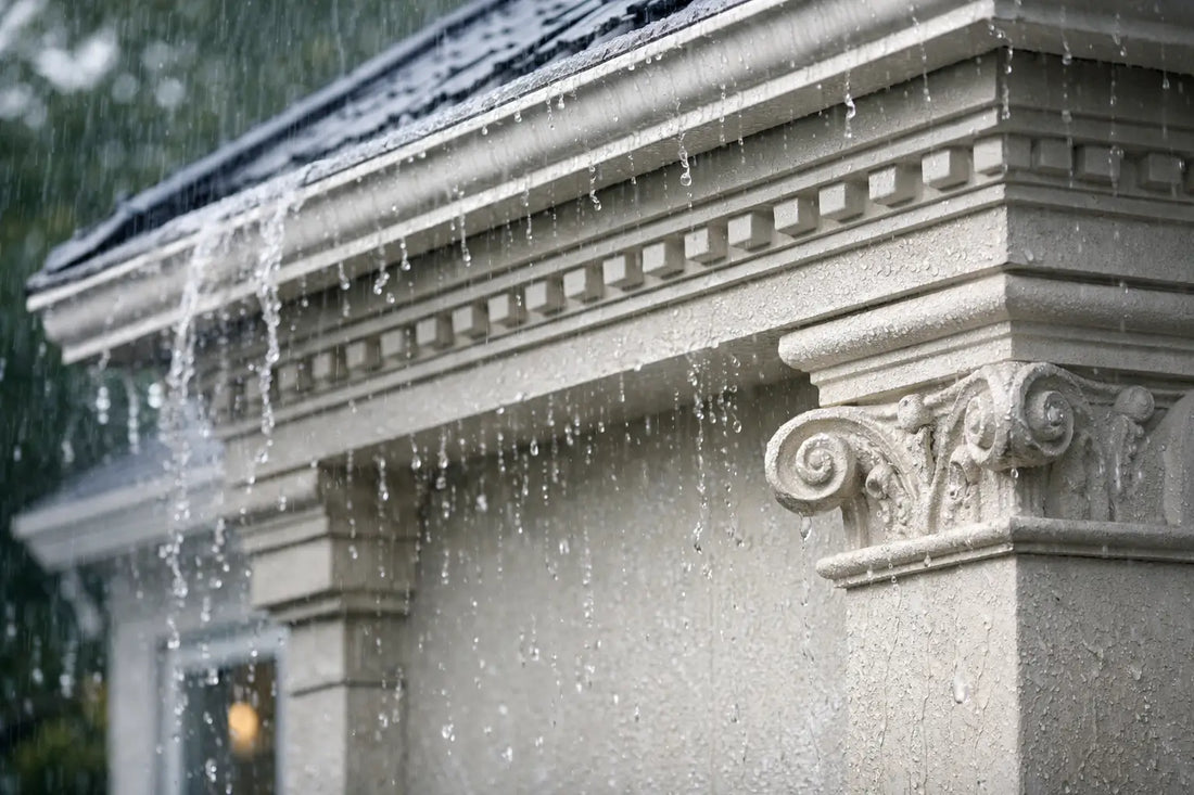 Kann Außenstuck Regen dauerhaft widerstehen?