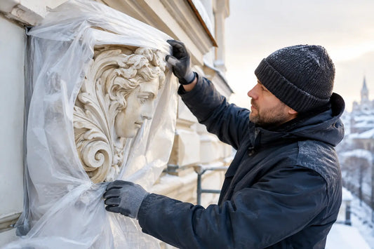 Fassadenornamente vor Frost richtig schützen