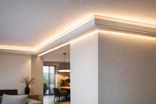 Deckenleisten für LED Licht stilvoll planen
