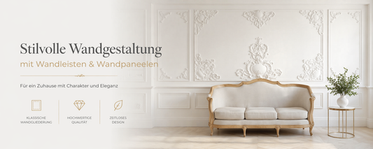 Wandstuck aus Gips – Möglichkeiten für die Wandgestaltung