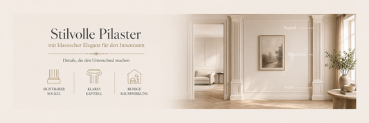 Pilaster-Sockel und Pilaster-Kapitelle richtig auswählen