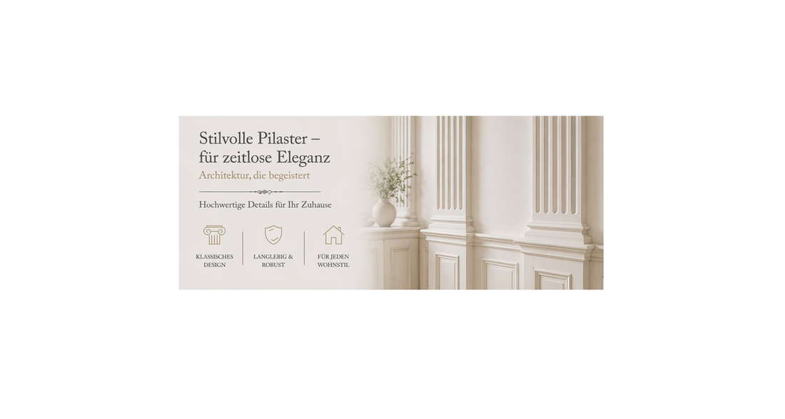 Pilaster und Wandsäulen – was ist der Unterschied?