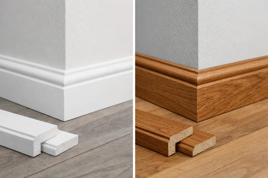 Sockelleisten aus Gips oder Holz?