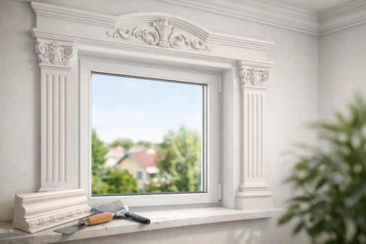 Fensterumrandung aus Gips richtig wählen