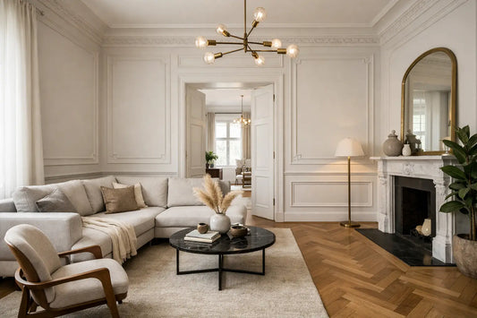 Altbau Wohnzimmer mit Wandleisten - Beispiel