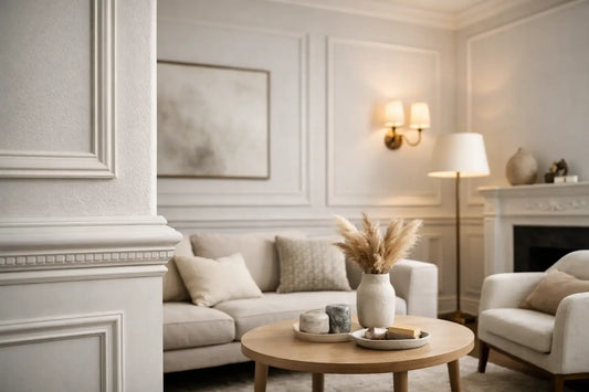 12 Wandleisten Ideen fürs Wohnzimmer