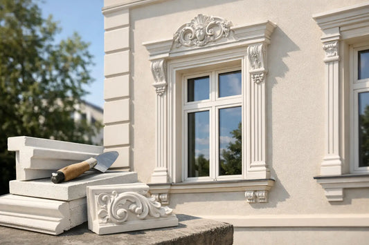 Fensterumrandung Stuck für die Fassade wählen