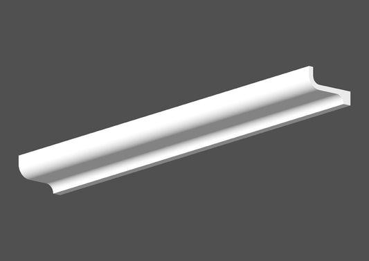 Gips Stuckgesims mit LED-Kanal "Schwerin" 1 m
