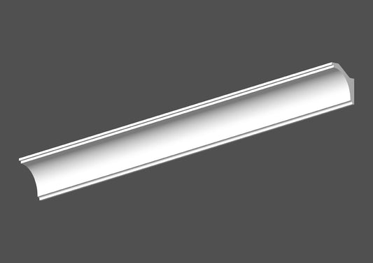Gips Stuckgesims mit LED-Kanal "Potsdam" 1 m