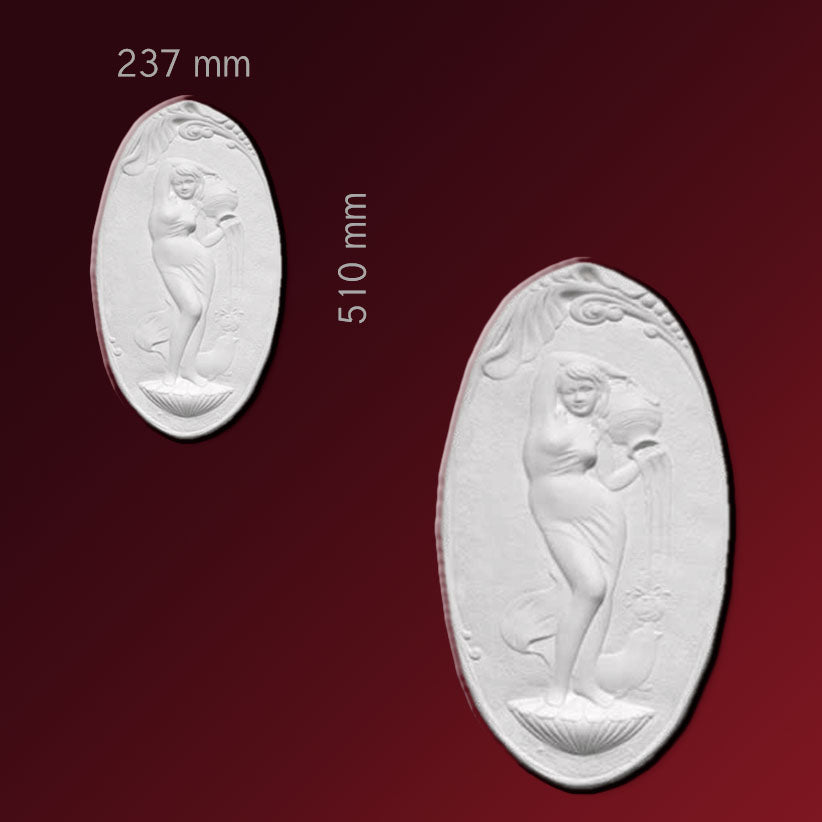 Relieving Ancon Relief Wall Panel Ancona made of high-quality stucco gypsum – ROMAN LIVING