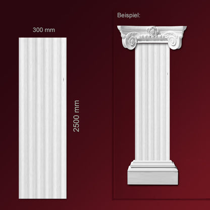 Pilaster-Mittelstück "Dieci"