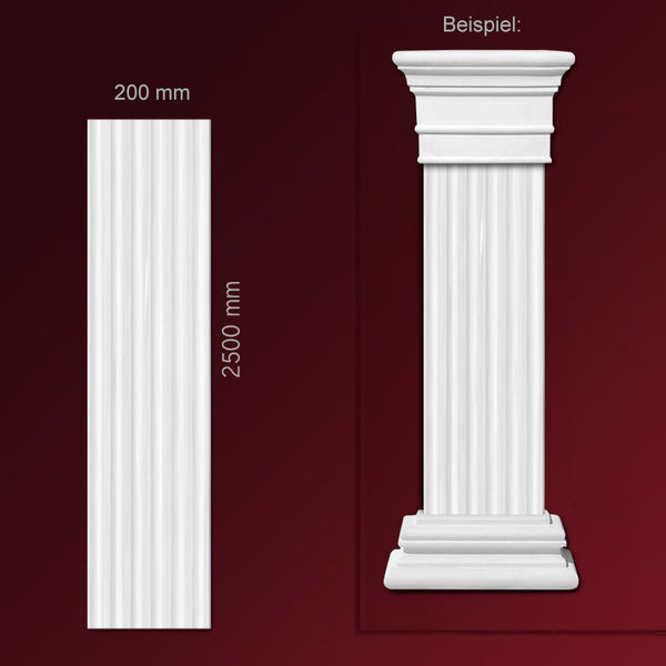 Pilaster-Mittelstück 