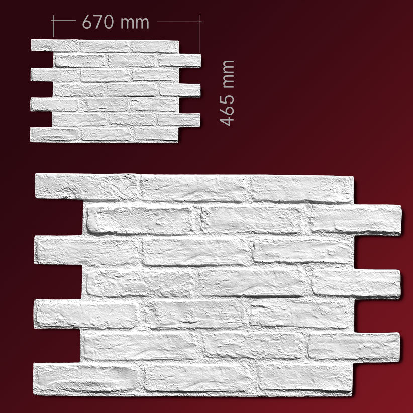 3D Wandpaneel "Backstein"