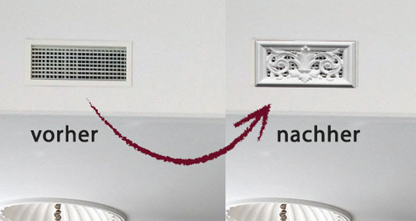 Stuck Verzierung Lüftung